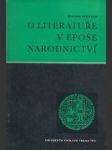 O literatuře v epoše narodnictví - náhled