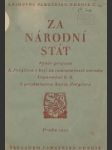 Za národní stát - náhled