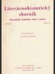 Literárnohistorický sborník, ročník IX., číslo 3 - 4 - náhled