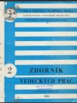 Zborník vedeckých prác 2/1984 - náhled