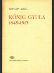 Konig Gyula 1849- 1913 - náhled