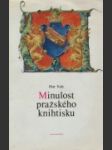 Minulost pražského knihtisku - náhled