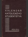 Kalendář katolického studentstva československého - náhled
